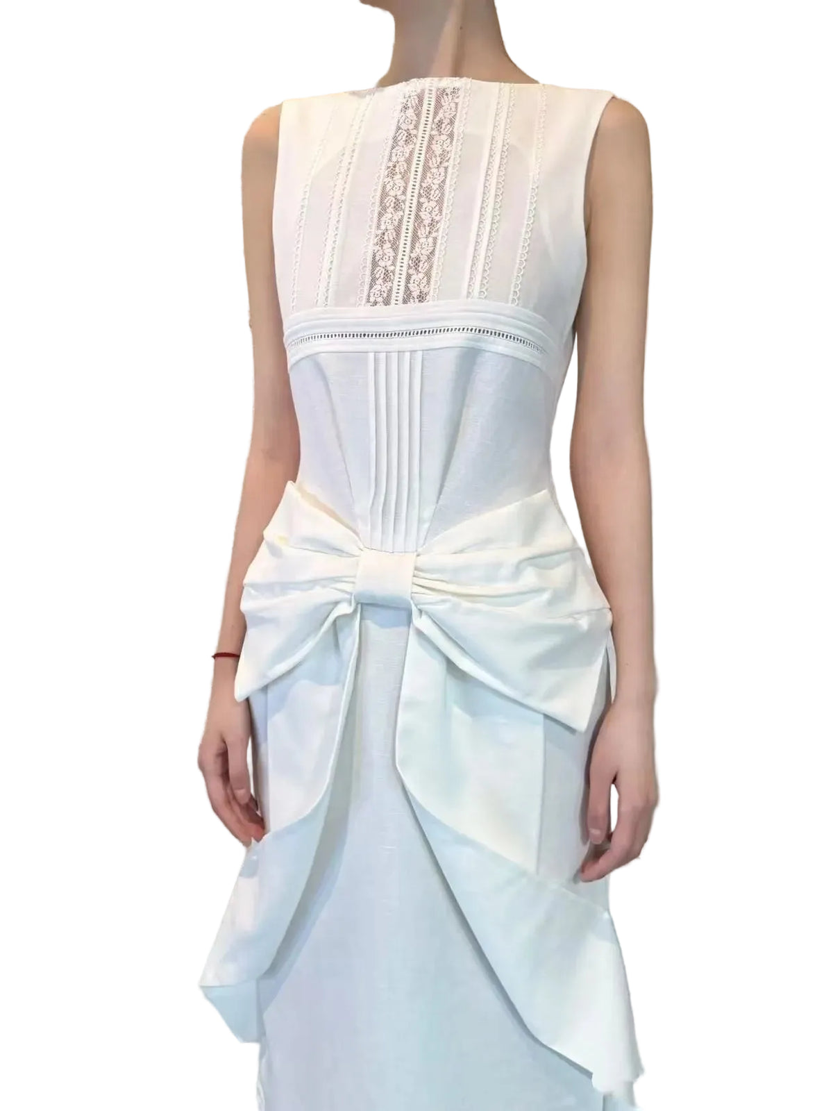 Camisole Dress With Lace Knot