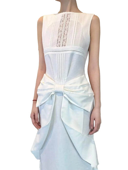 Camisole Dress With Lace Knot