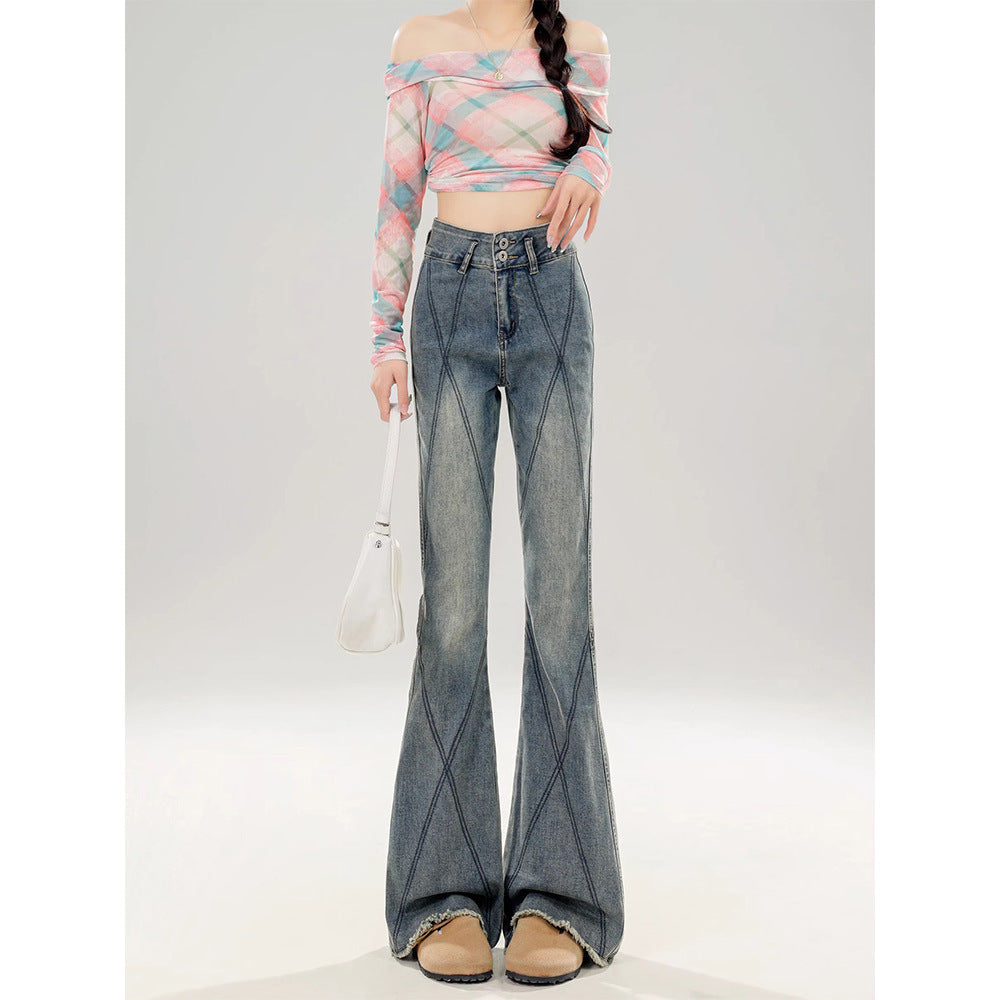 Style Bootcut Jeans For Women American Vintage Design