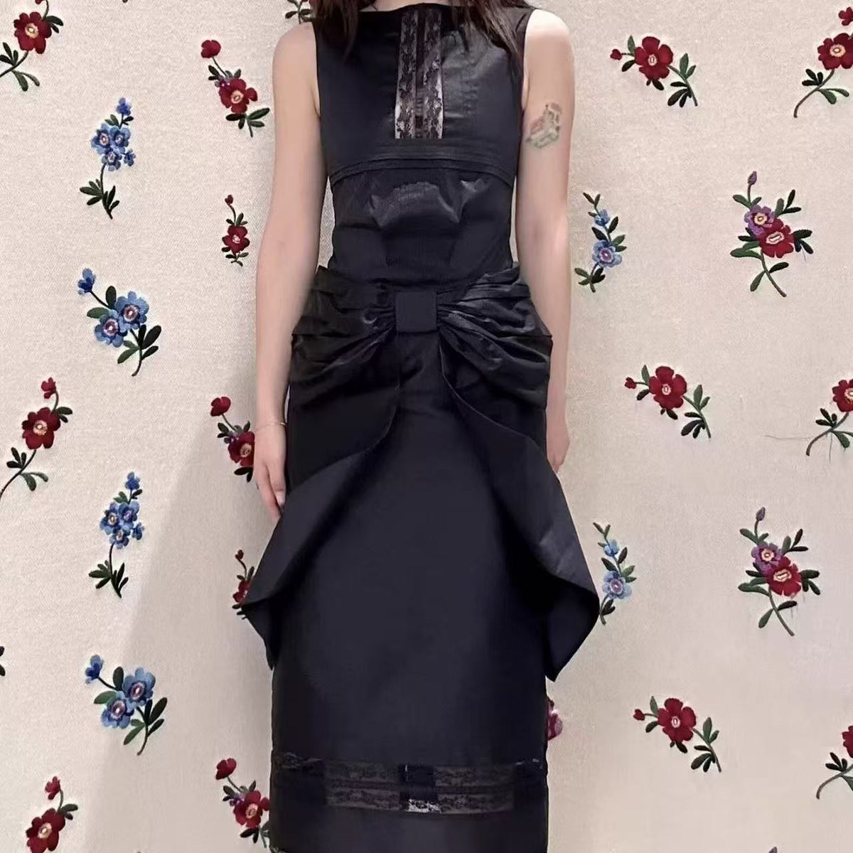 Camisole Dress With Lace Knot