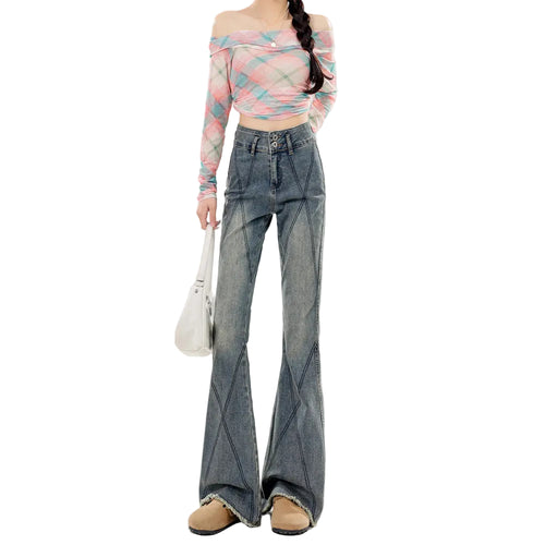 Style Bootcut Jeans For Women American Vintage Design