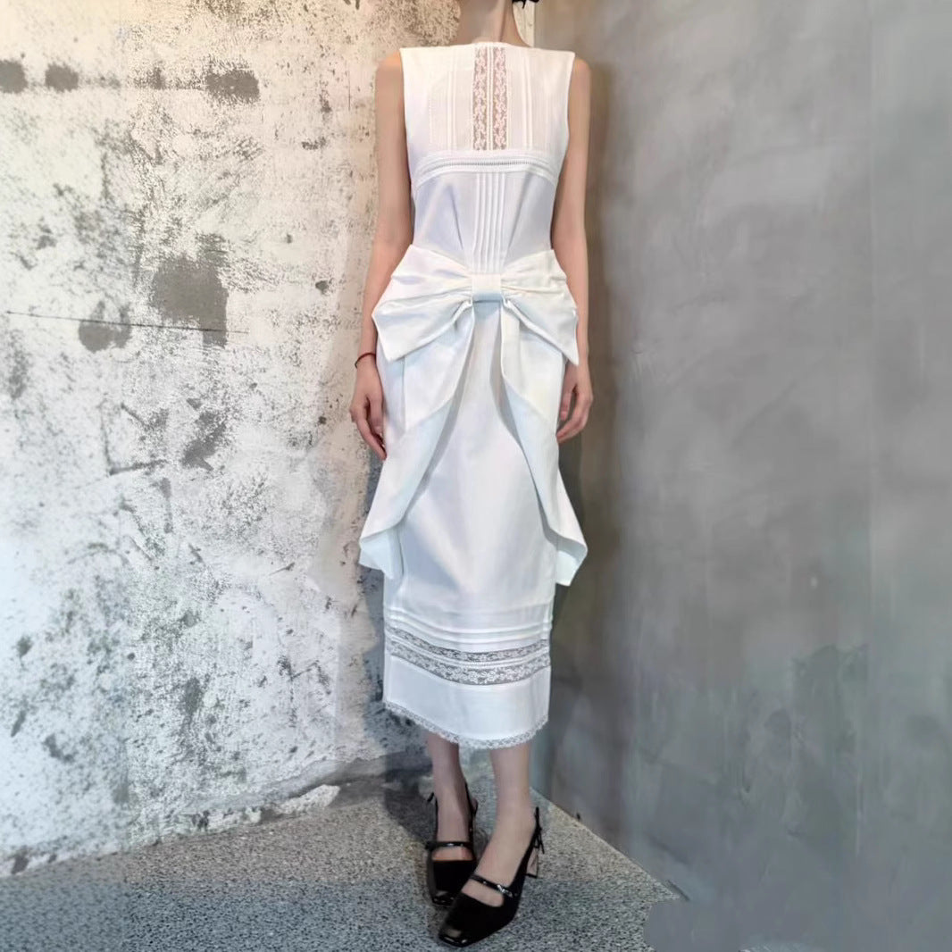 Camisole Dress With Lace Knot