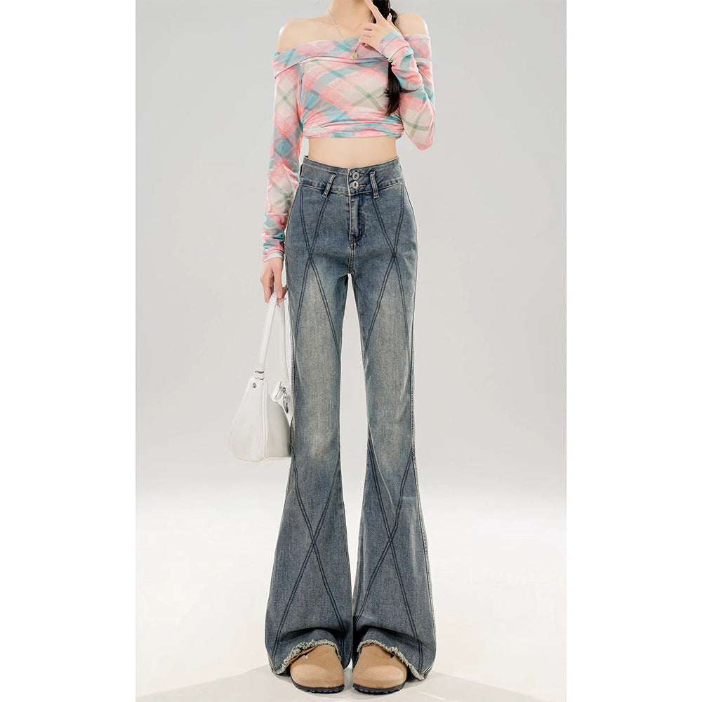 Style Bootcut Jeans For Women American Vintage Design
