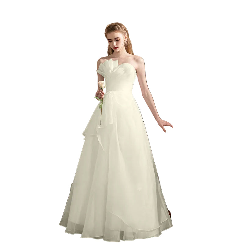 Lvory Sweetheart Off-Shoulder A-Line Evening Gown