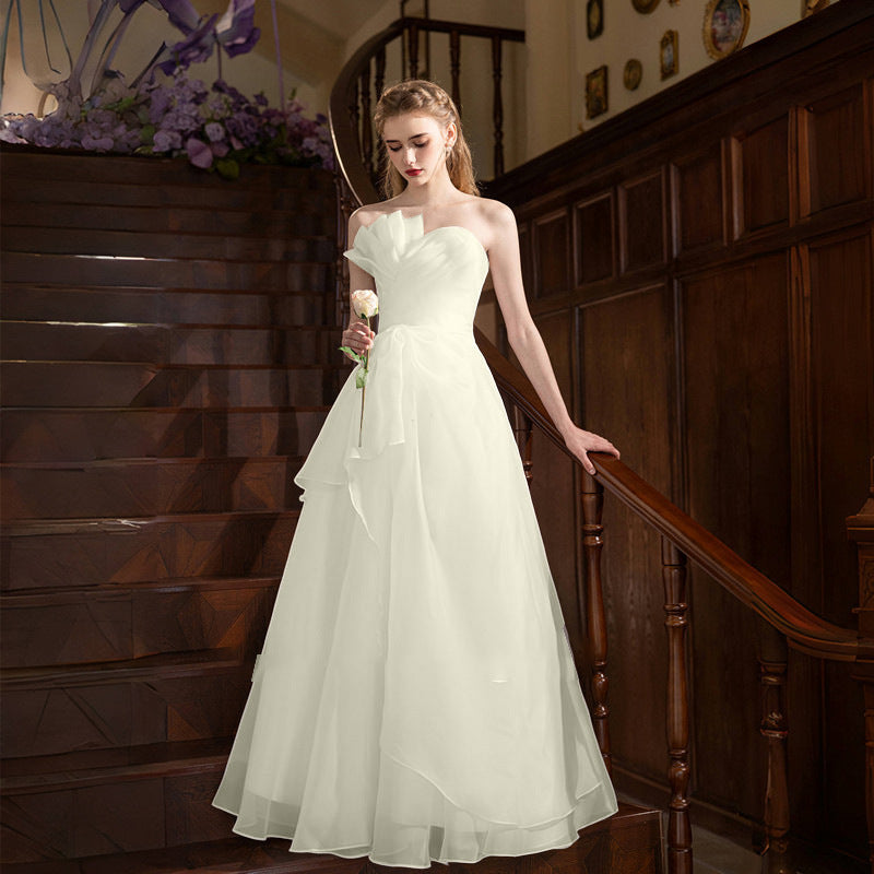Lvory Sweetheart Off-Shoulder A-Line Evening Gown