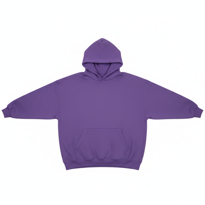 Lavender Oversized Hoodie Flat Lay